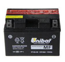 Batterie Moto UNIBAT CT12A-BS
