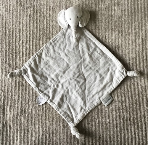Doudou éléphant gris coton - doudou,
