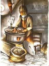 CHICKEN RAYMOND LITHOGRAPH 