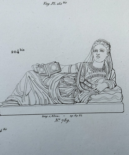 Gravure xixème antiquité - xixème,