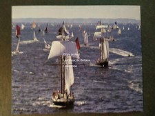 Voiliers anciens Brest Douarnenez carte photo lobby card voile