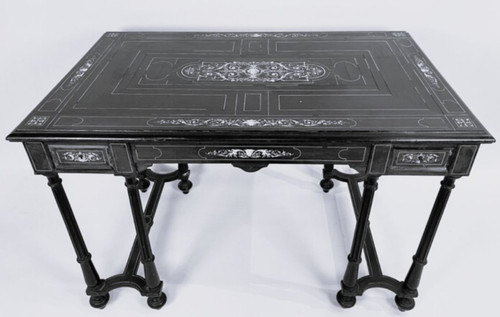 Bureau ancien bois ebène - ancien,