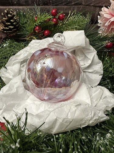 Boule noël ronde ancienne - de,