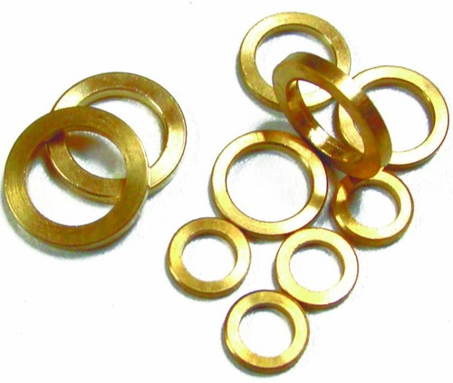 Bague paumelle laiton - bague, en