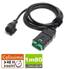 Cable OBD pour DIAGBOX LEXIA 3 PP2000 A.1281Z, 9780.Z5 PSA (Longueur 1 Mètre 80)
