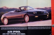 1996 ALFA SPIDER ADVERTISING WITH ALL PRIDE ALFA ROMEO ENGINE 2.0 T.SPARK 16V