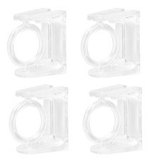  2 Pairs Supports De Rideaux Pour Tringles Soutien Porte-cannes Mur