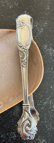 Pince sucre argent - argent, massif