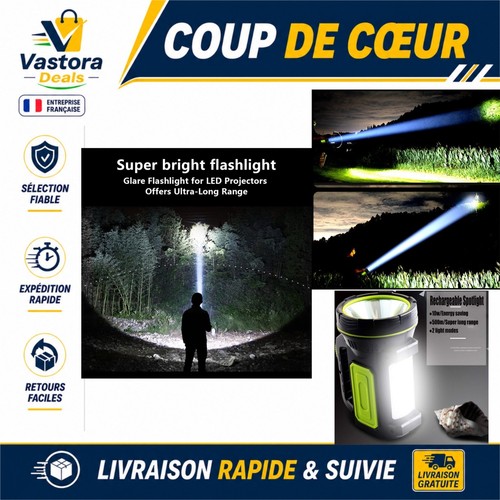 Lampe torche led - torche,