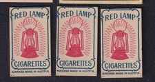 3 Antique Small Tag Matches