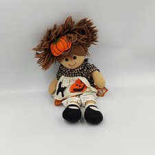 Poupée Tissu marron orange