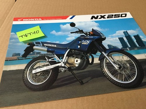 Honda nx250 250 prospectus - honda, nx