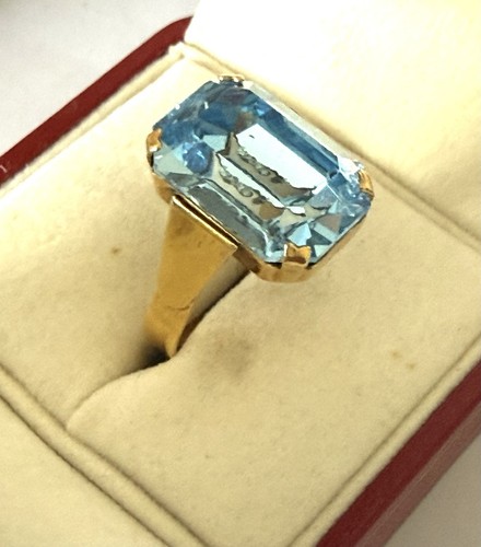 Bague solitaire ancienne - bague,