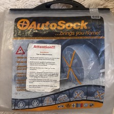 Autosock Size 645 Snow Socks 1 Pair New Open Box