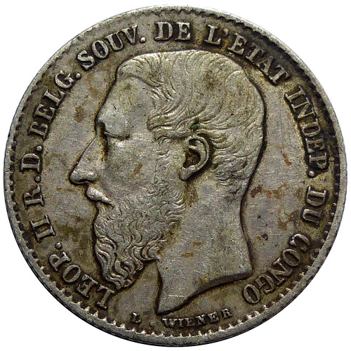 Congo belge centimes 1887 - 50,