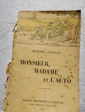 Monsieur, Madame et l'auto