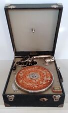 VINTAGE FERNAND JACQUOT LUTHIER NANCY SUITCASE TSF GRAMOPHONE