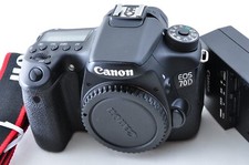 Canon EOS 70D 18.0 MP Digital SLR Camera Body-black  with Box from Japan