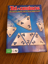 Tri-ominos. Domino game with a Three-sided twist. Pressman. Age 7+. 2-6 player