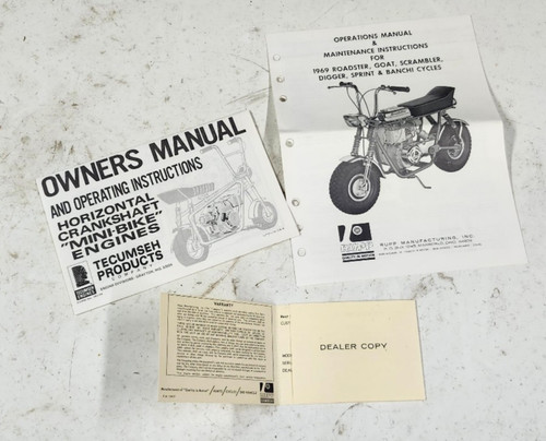 Rupp mini bike roadster - rupp,
