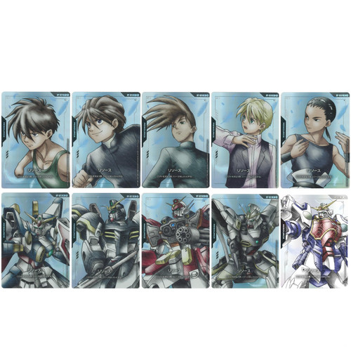 Jeu cartes wing - wing, gundam
