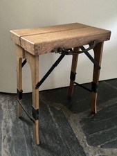 ANCIEN SIEGE PLIANT BOIS