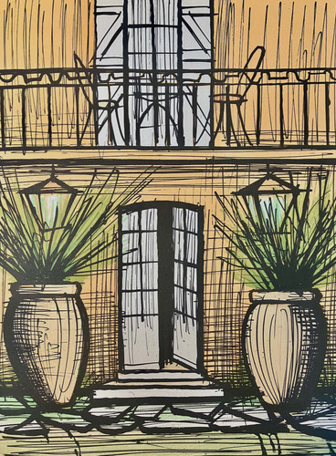 Lithographie bernard buffet - bernard,