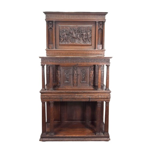 Dressoir chêne époque - dressoir,