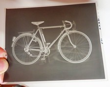 ● Négatif vieux vélo de
