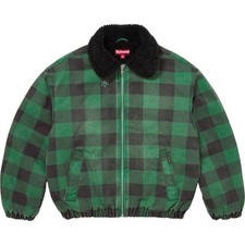 Blouson bomber doublé en faux
