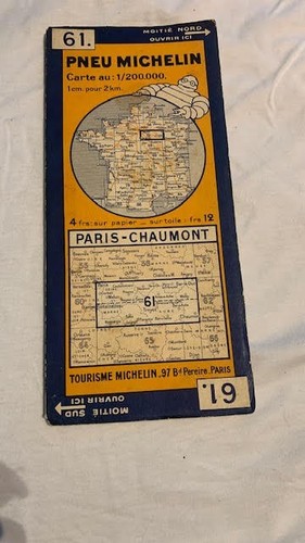 Rare carte michelin ancienne - rare,