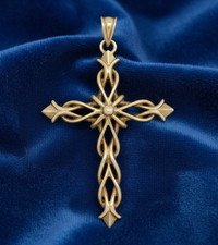 Pendentif croix ancienne art