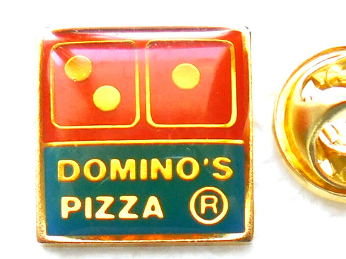Pin domino pizza - pin's, domino's