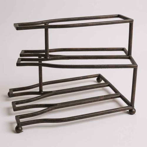 Porte bouteilles fer