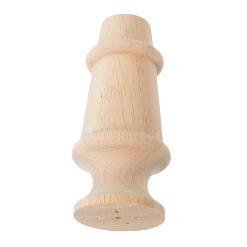 Pieds table bois brut - en,