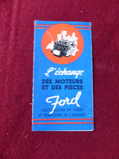 FORD / l' échange des moteurs