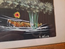 Tableau gouache art Africain