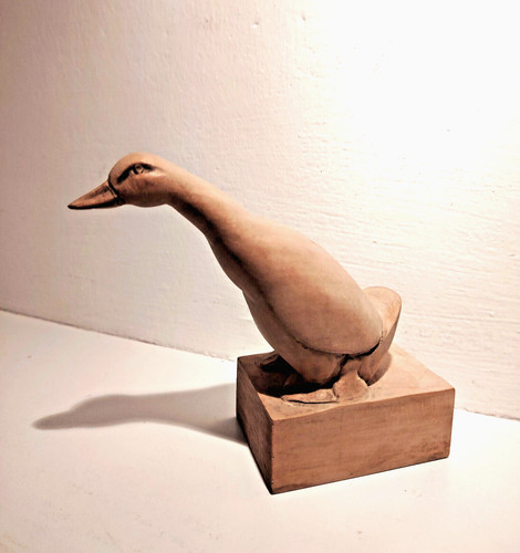 Canard sculpture animalière - canard,