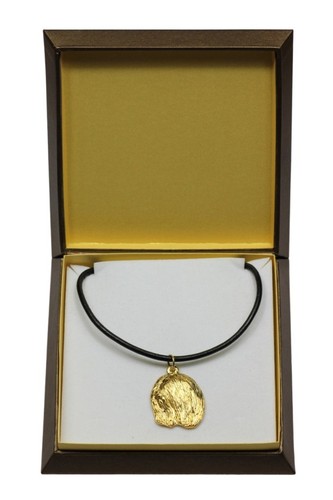 Lhassa apso collier doré - apso,