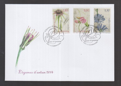 Luxembourg fdc 2014 fleurs - fleurs,