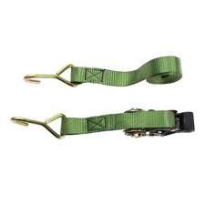 Sangles D'Arrimage Courroies Tension Robustes Pour Remorque Moto Cargo Vert