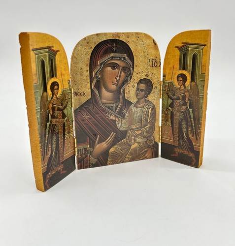 Icone religieuse triptyque - religieuse,