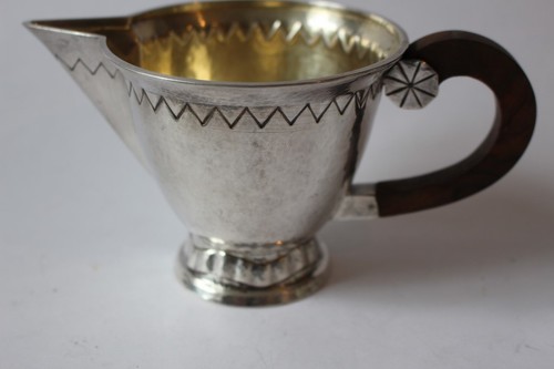 Pot lait métal - a,