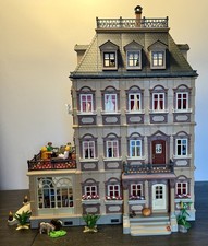 PLAYMOBIL Victorian Mansion Set 5300 Vtg 1989 W/ Expansion Floor Tons Of Figures