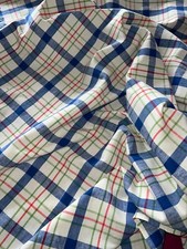 Tissu ancien écossais coton