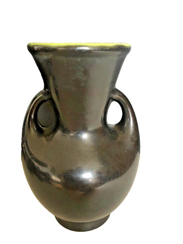 Vase noir jaune - noir,