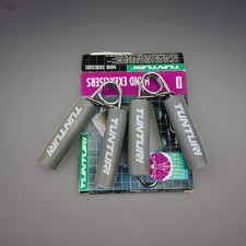 NOS Vtg Tunturi Hand Grip Strengthener Set Foam Padded Squeezers Work Out Medium