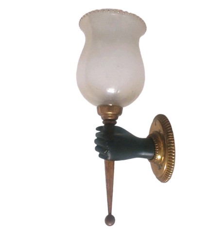 Applique bronze main - en,