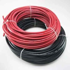 200 meters photovoltaic cable 6mm2 black 100m + red 100m total 200m