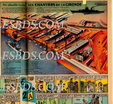 1958 DOCUMENT (ref CG 27) CHANTIER NAVAL DE LA GIRONDE